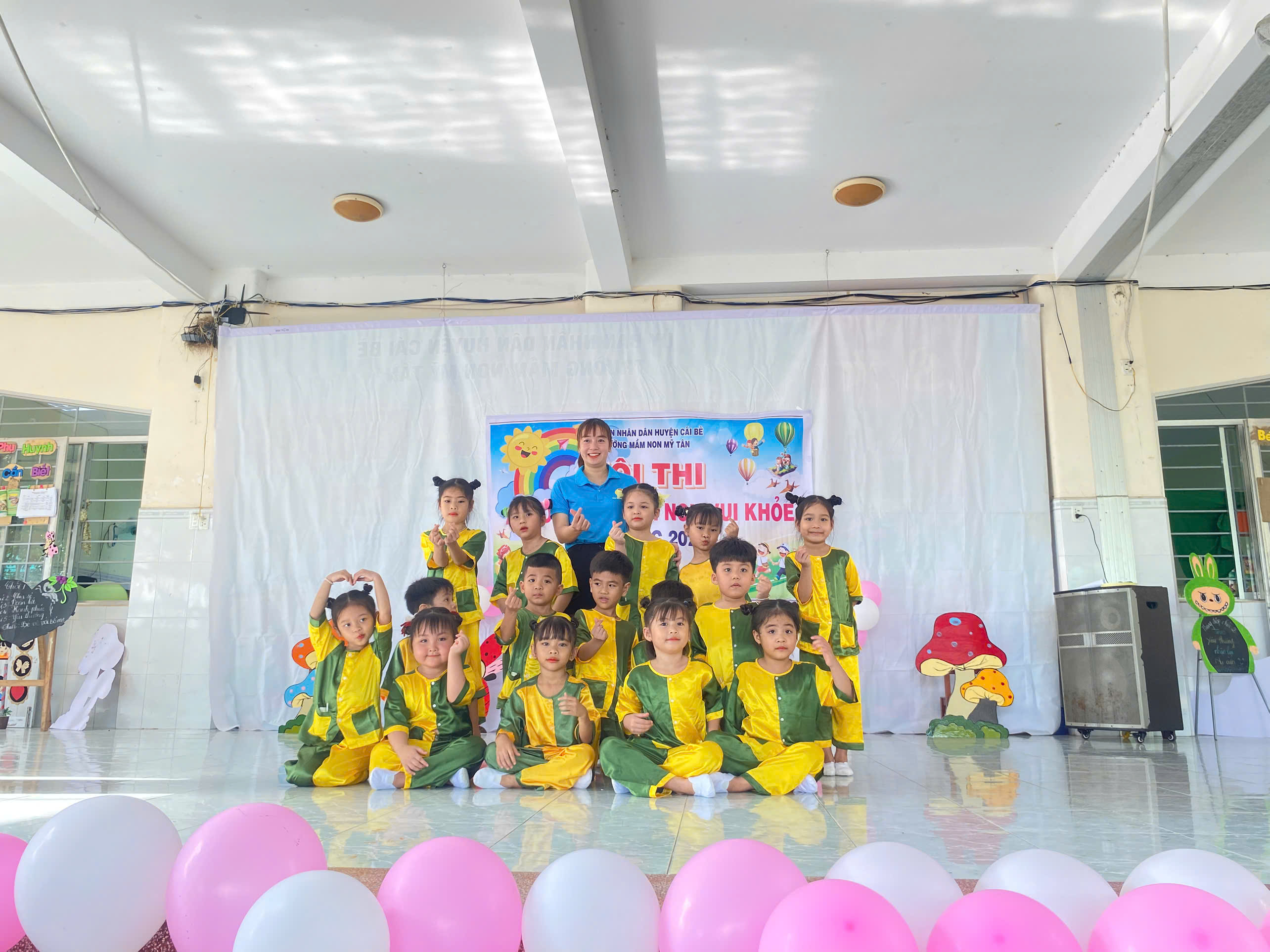 HỘI THI AEROBIC BÉ MẦM NON VUI KHỎE NĂM HỌC 2025 TRƯỜNG MẦM NON MỸ TÂN